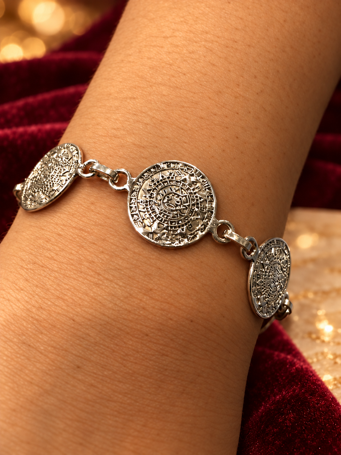 Linked Medallion Bracelet