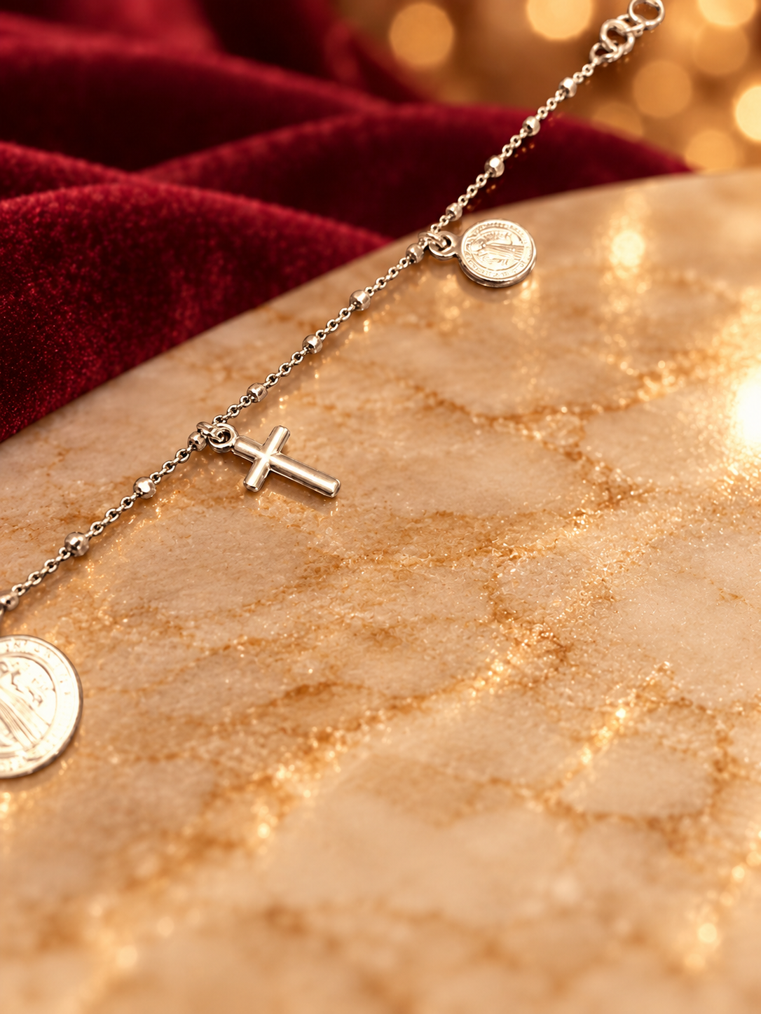 Cross Charm Bracelet, Rochel Jewelry collection photograph