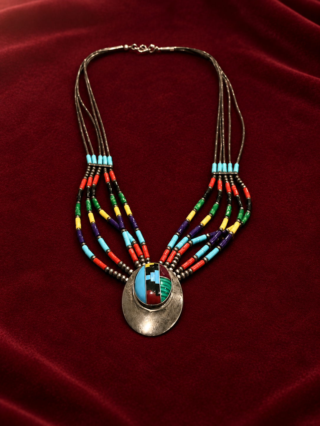 Multistrand Colorful Bead-Style Necklace, Rochel Jewelry collection photograph