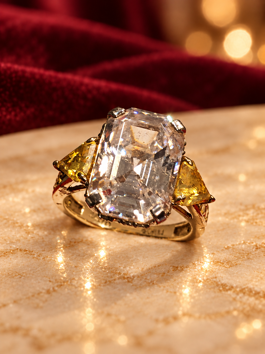 Rectangular Center Accent Ring, Rochel Jewelry collection photograph